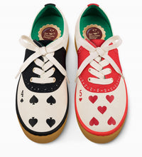 Hot Chocolate Design Women's Poker Casual Sneaker in white - women's sneaker - detail view