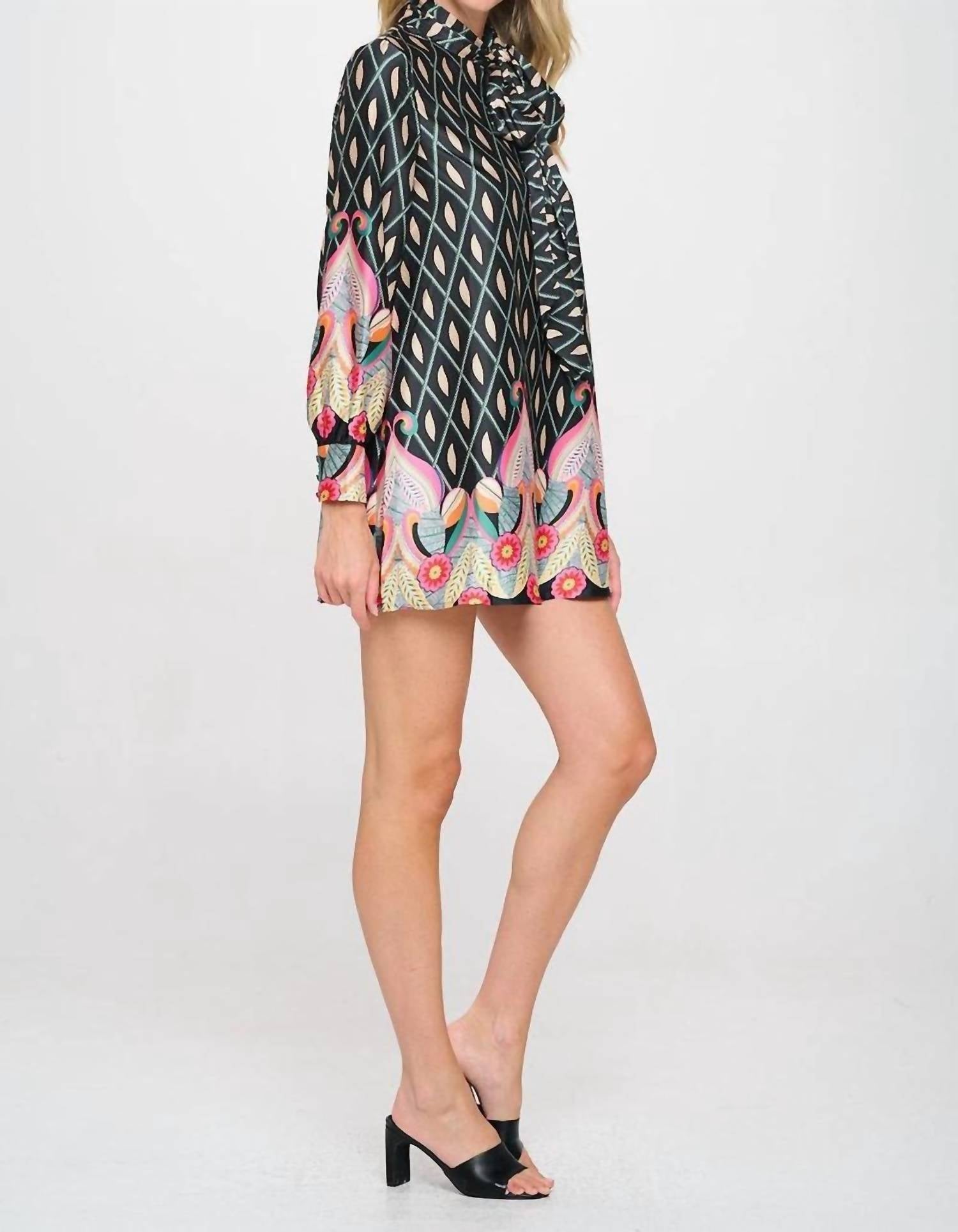 Meet Me In Santorini - Josephine Mini Dress