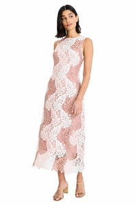 Maggy London - Sleeveless Lace Midi Dress