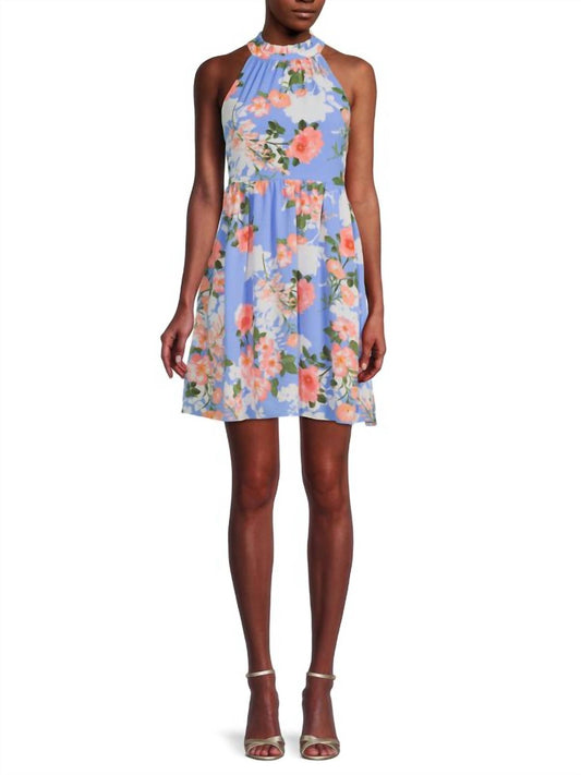 Vince Camuto - Floral Print Fit And Flare Dress