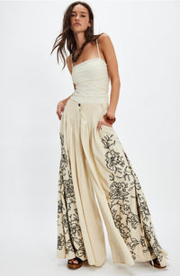 Free People - What You Know Embroidered Pants