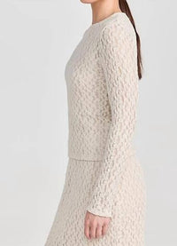 Vince - Smocked Floral Long Sleeve Blouse