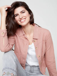 Charlie B - Nougat Linen Jacket