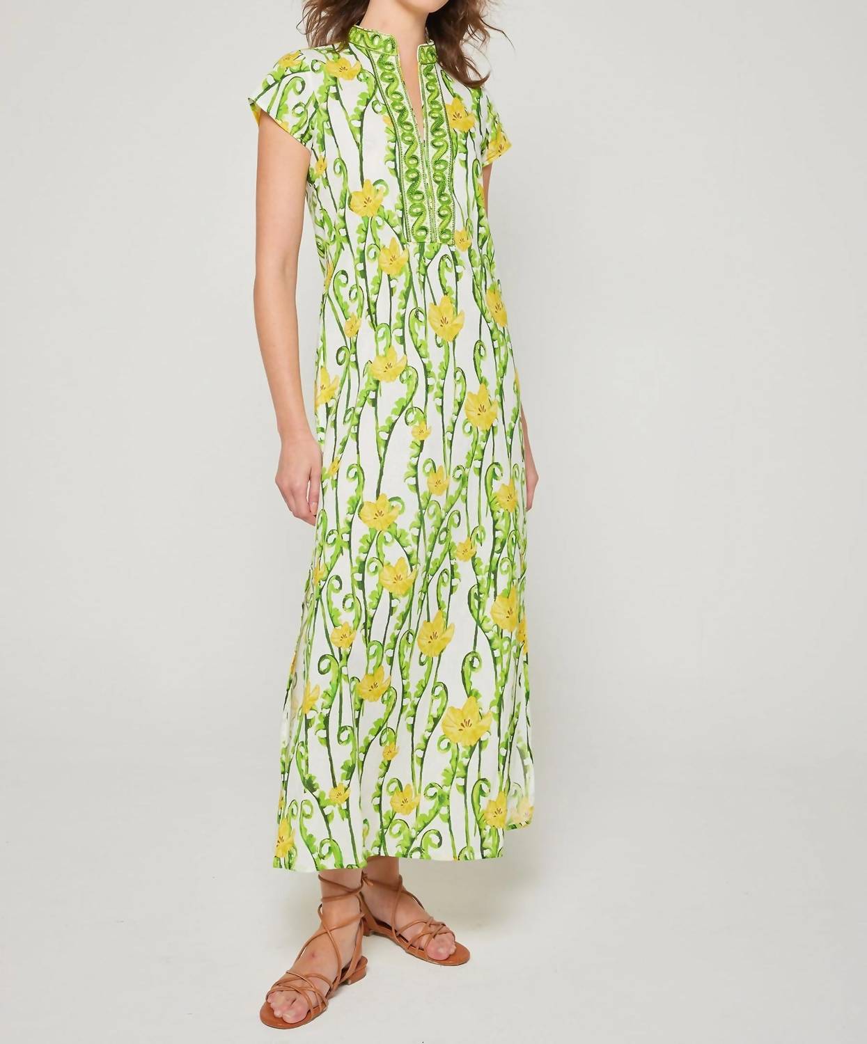 Bella Tu - Lana Cap Sleeve Caftan Dress