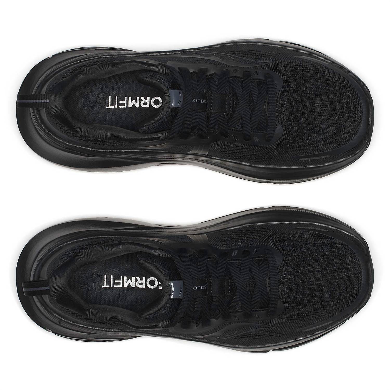 SAUCONY Women's Trainer Guide 18 Shoe in triple black - women's shoe - alternate view