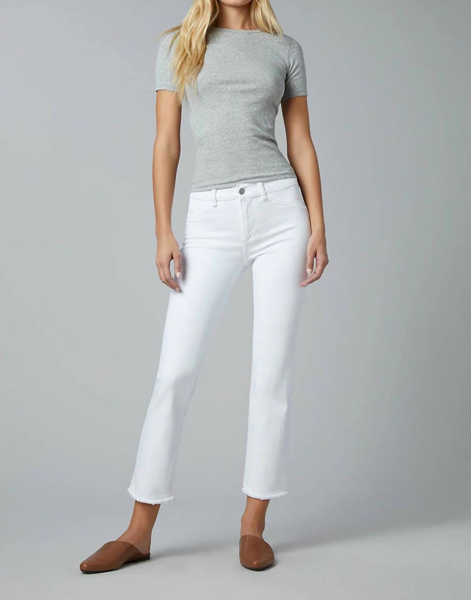 Dl1961 - Women'S - Mara Straight Mid Rise Ankle Instasculpt Jean