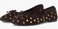 Sam Edelman ALIE STUD FLAT in brown - women's flats