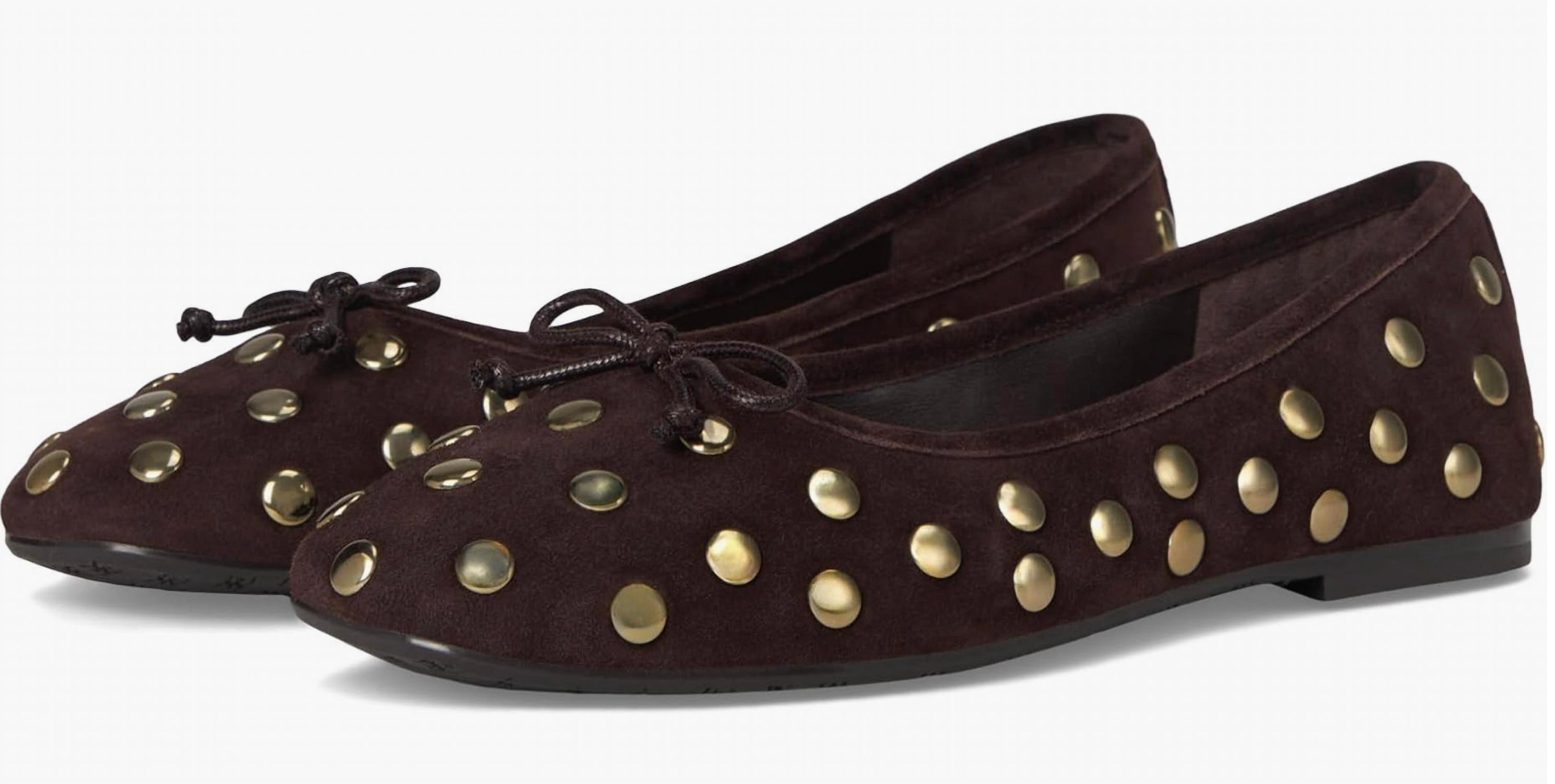 Sam Edelman ALIE STUD FLAT in brown - women's flats