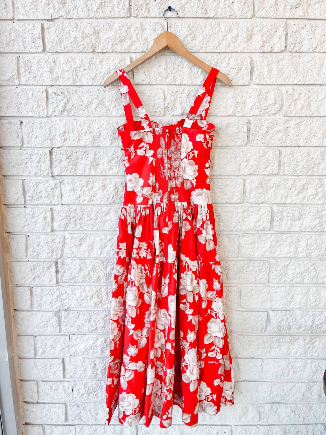 Cara Cara Santiago Midi Dress in rosebud - women's dress - alternate view