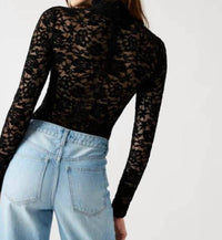 STEVE MADDEN Cassi Bodysuit in black - women's shirt - alternate view