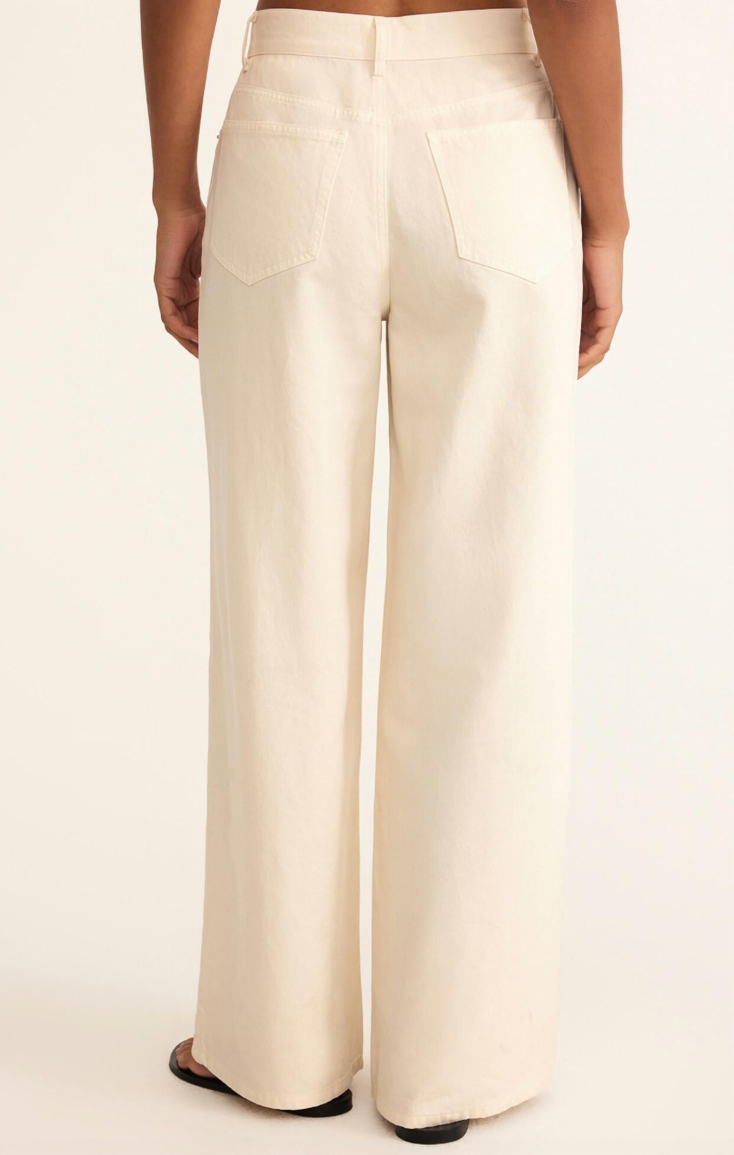 Z Supply - Women's Mia Loose Wide Leg Denim Pants