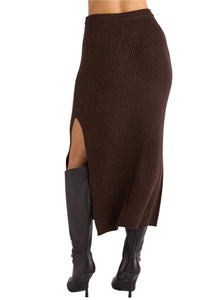 Bella Dahl - Knit Side Slit Skirt