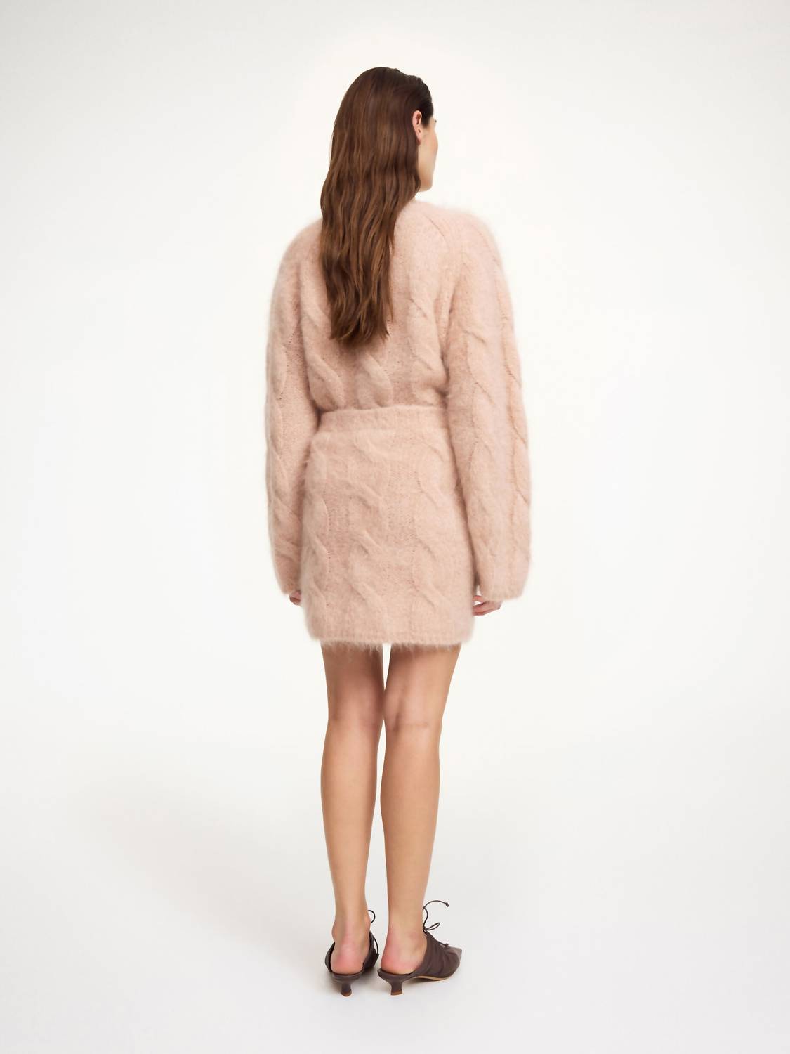 BY MALENE BIRGER Eliotta Mini Skirt in rose dust - women's skirt - alternate view