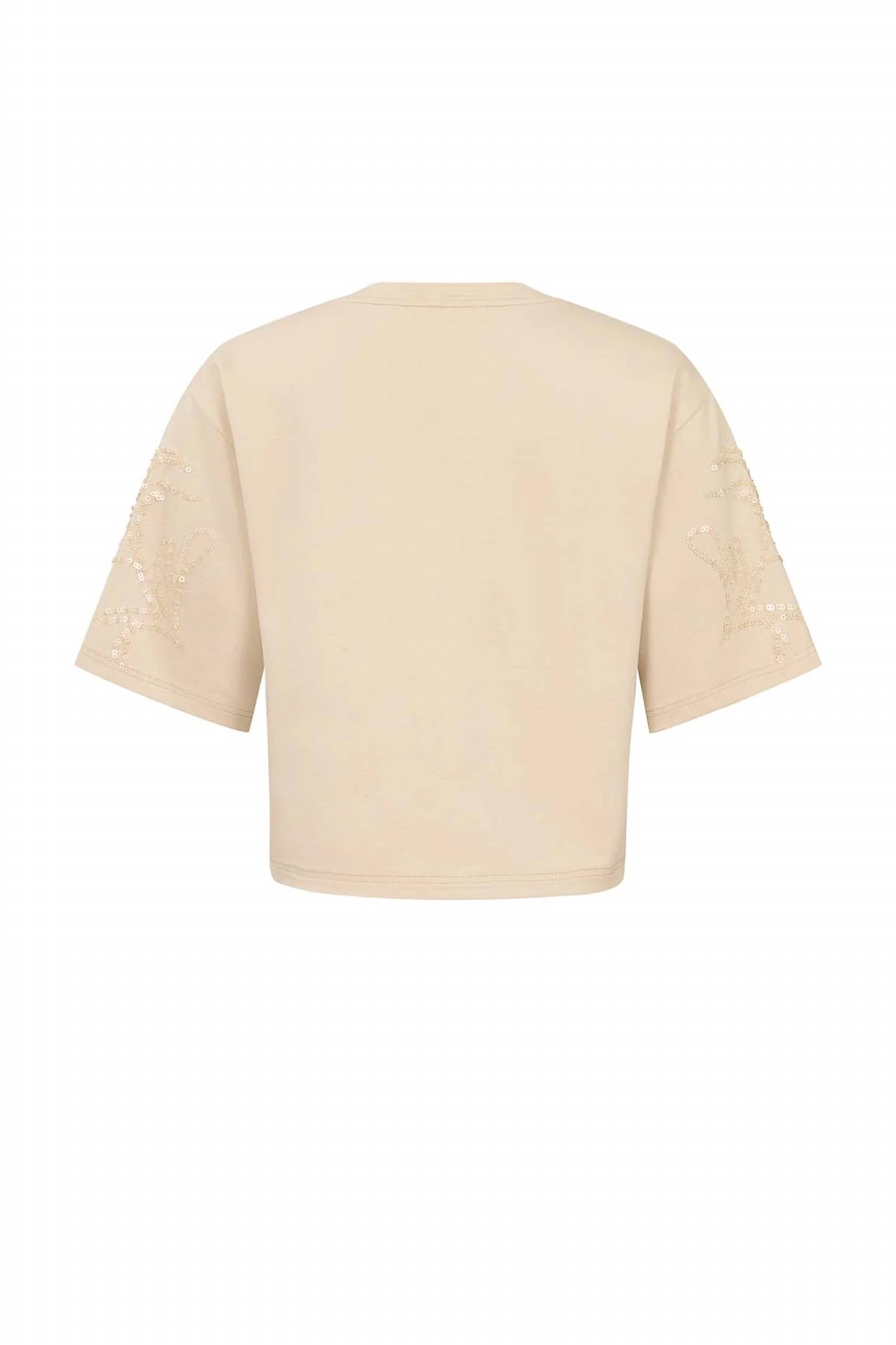 Rivir - Women's Sequin Embellishment T Shirt