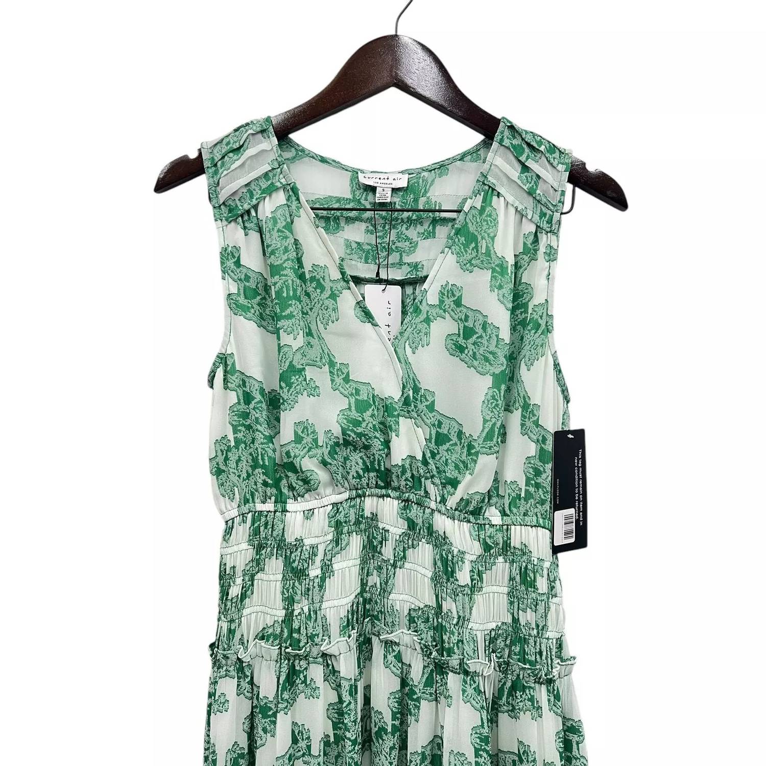 Current Air - Abstract Motif Midi Dress