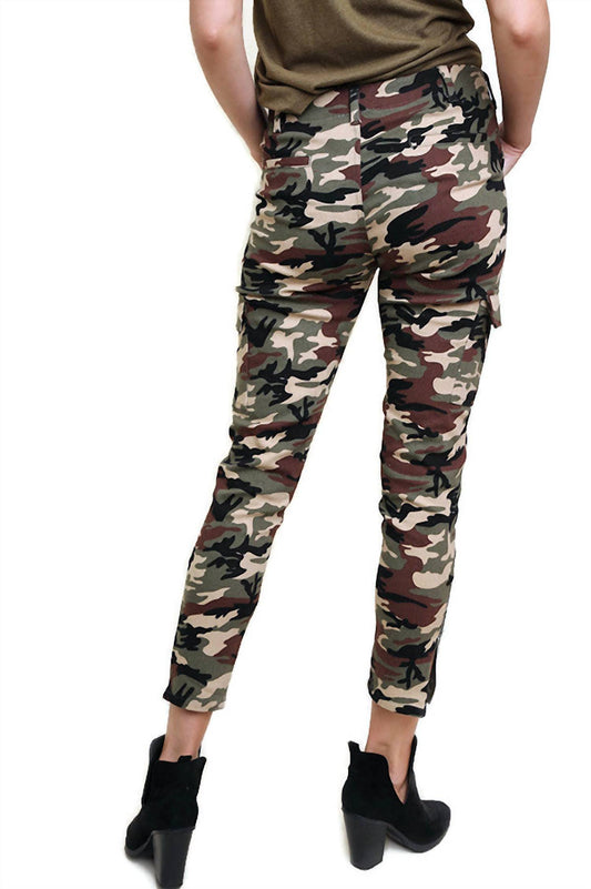 Umgee - Camo High Waist Skinny Pant
