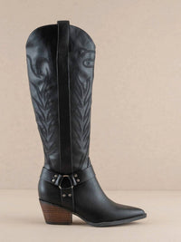 OASIS SOCIETY Women's Faye Western Boot in black - women's shoe