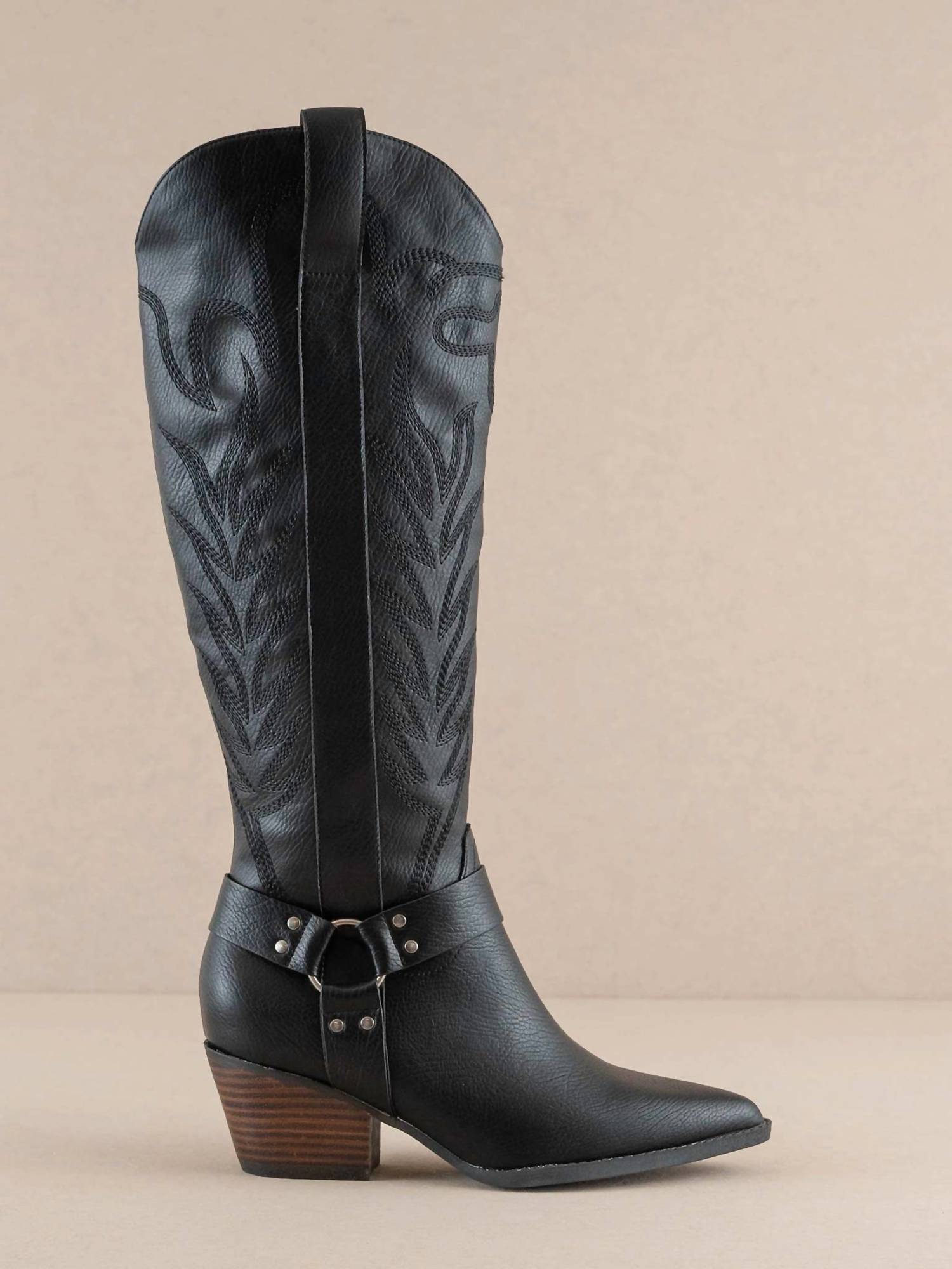 OASIS SOCIETY Women's Faye Western Boot in black - women's shoe