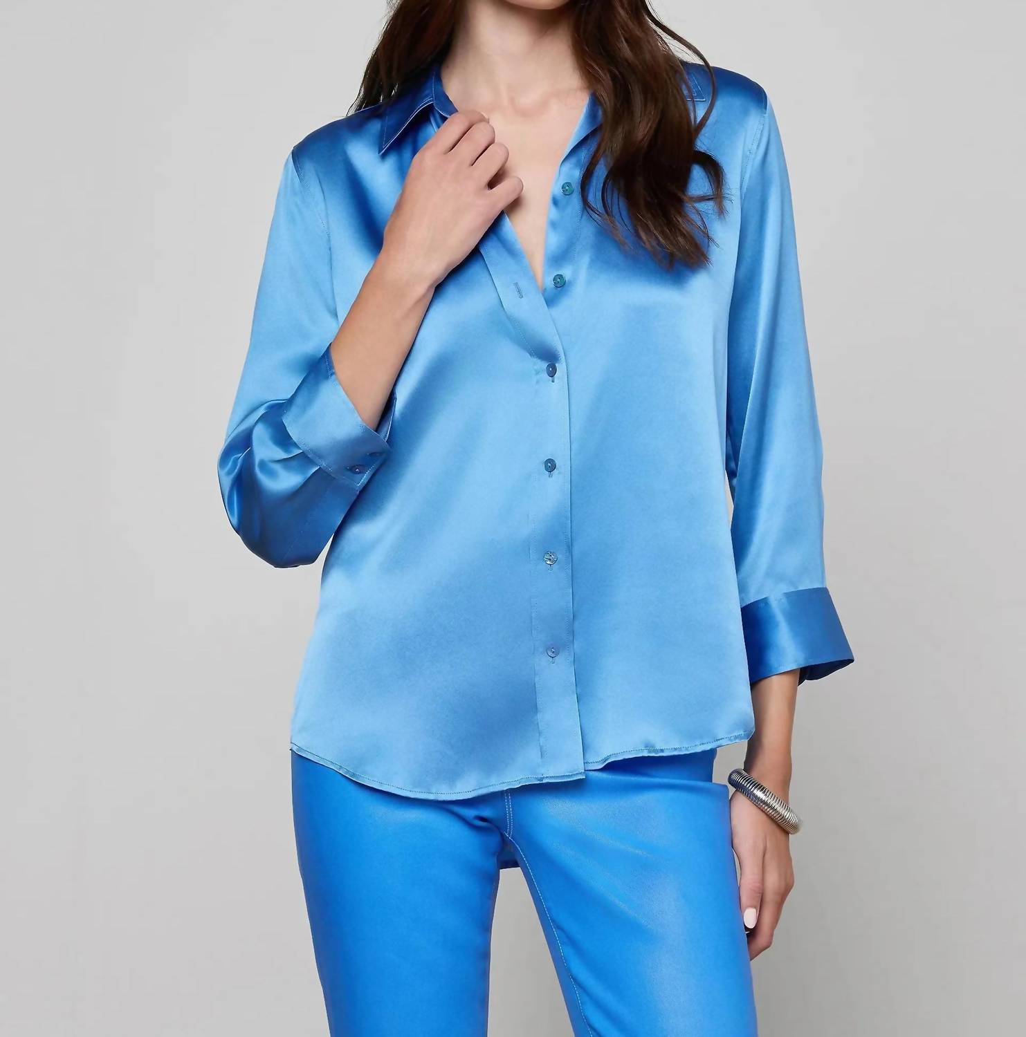 L'Agence - Dani Silk Blouse
