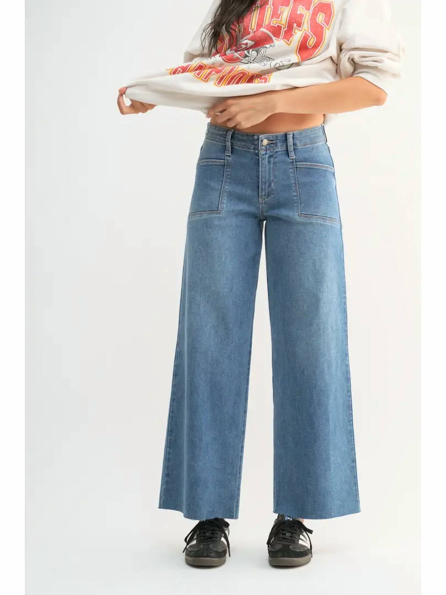 Just Usa - Slim Wide Leg Jean