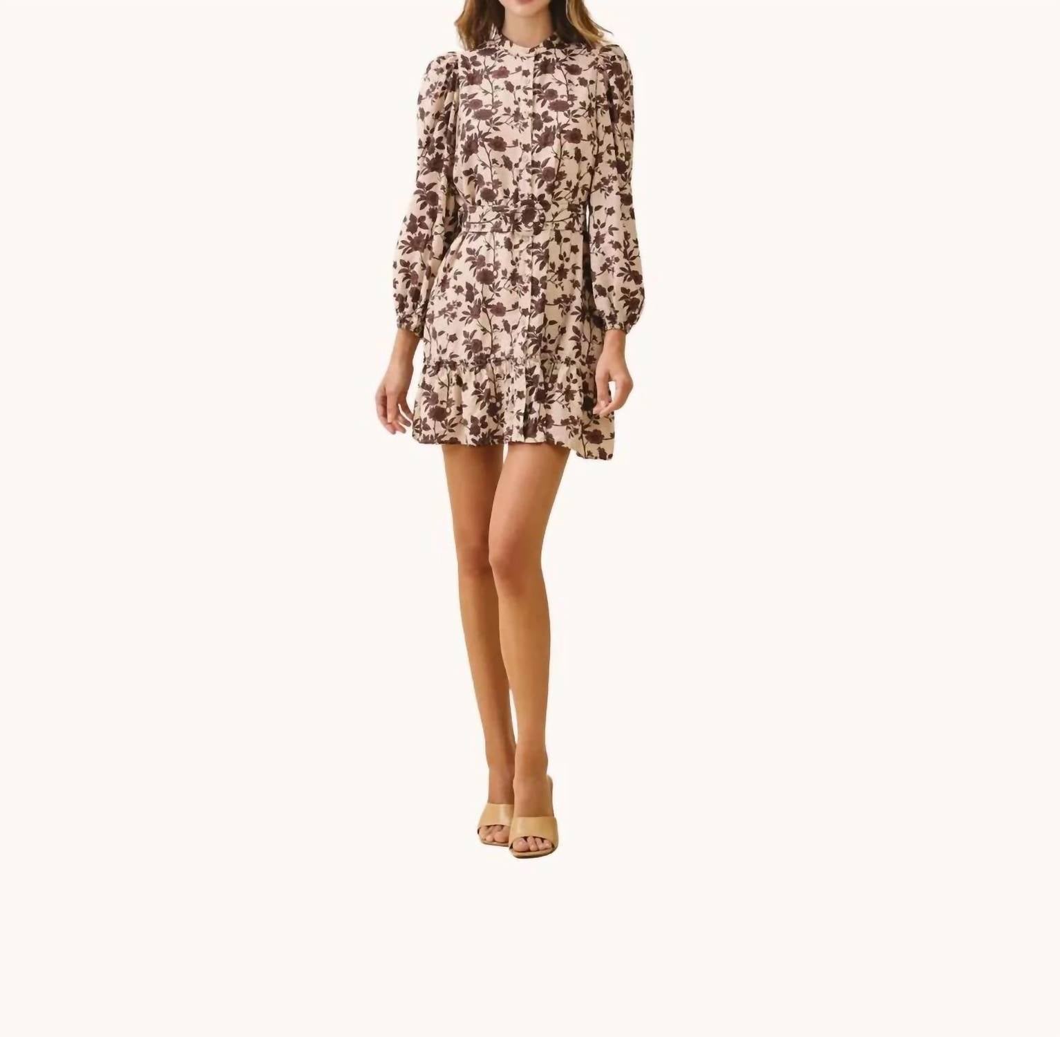 Tcec - Floral Mini Dress