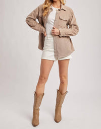 Bluivy - Corduroy Sherpa-lined Jacket