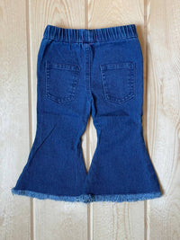 Bailey'S Blossoms - Girl's “Sophie” Bell Bottom Flare Denim