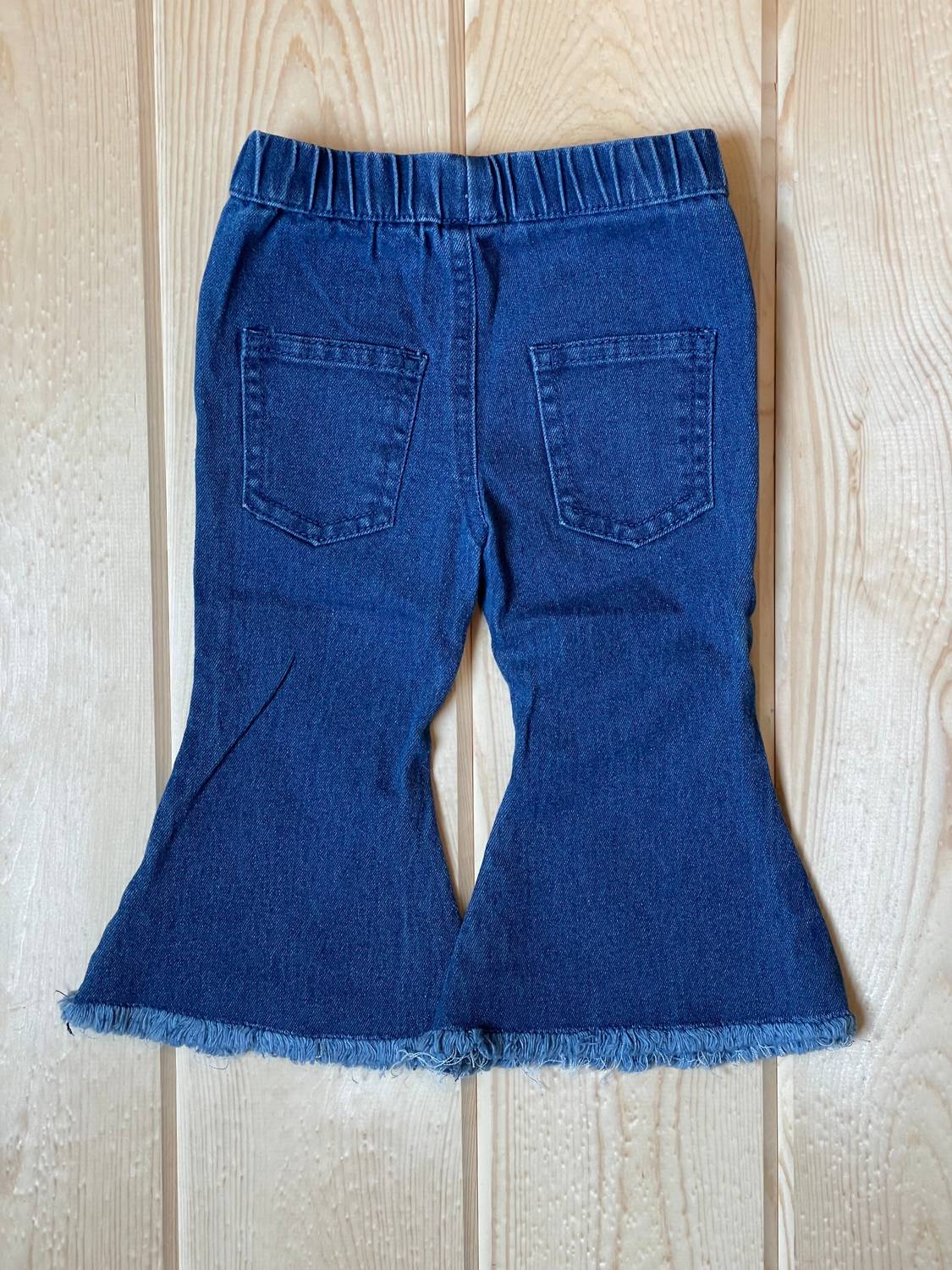 Bailey'S Blossoms - Girl's “Sophie” Bell Bottom Flare Denim