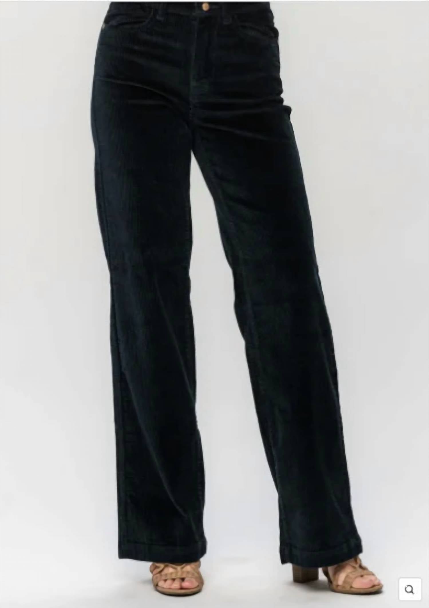 Judy Blue - Women's Abigail Wide Leg Corduroy Trouser