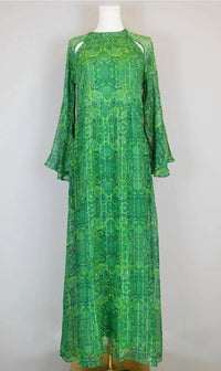 La Plage - Flare Sleeve Maxi Dress