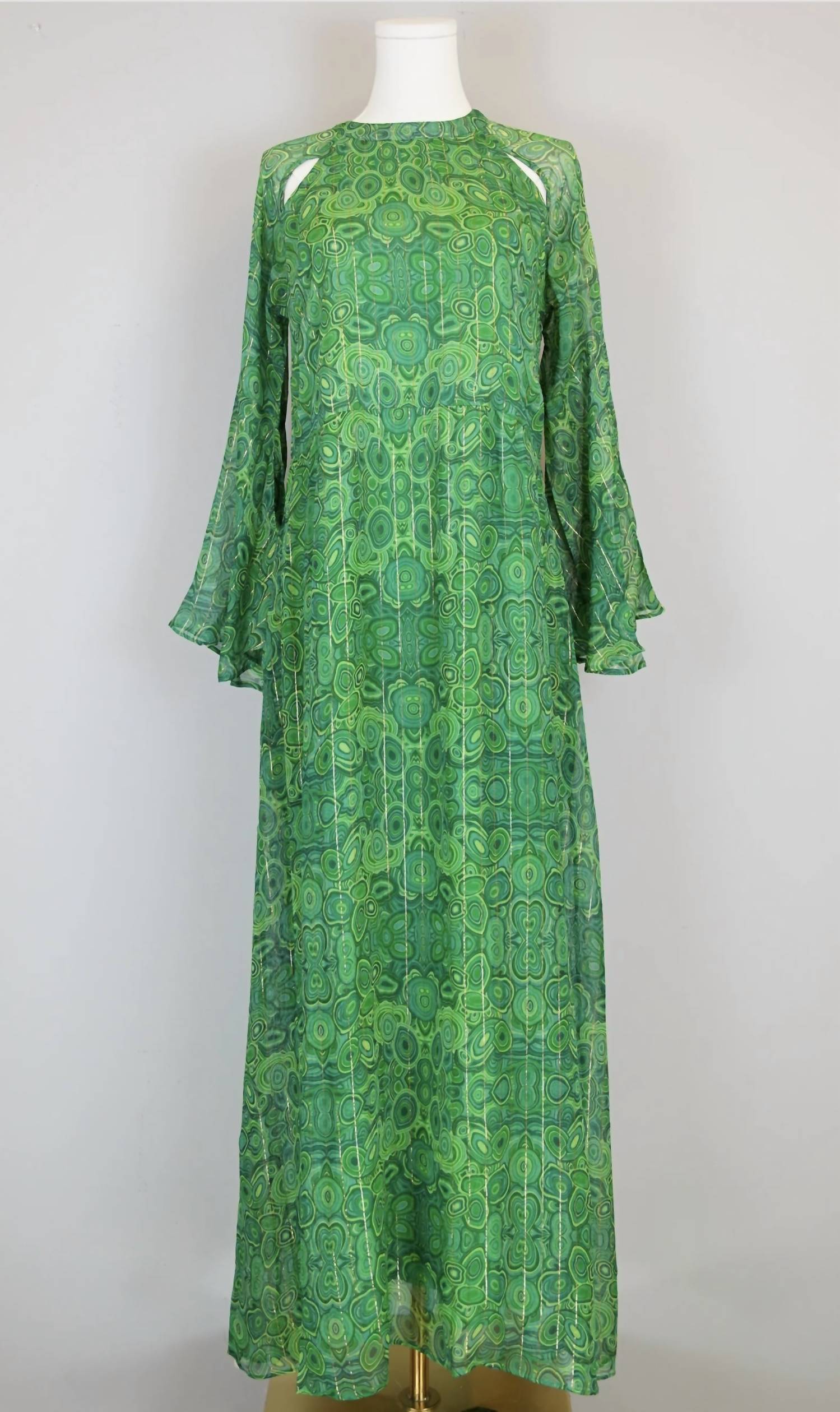 La Plage - Flare Sleeve Maxi Dress