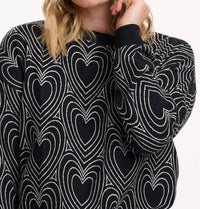 Sugarhill - Gerri Jersey Jacquard Long Sleeve Top