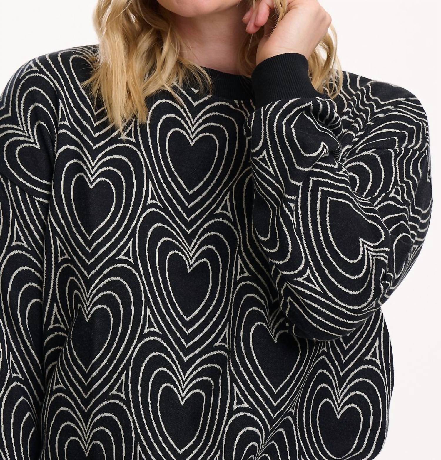 Sugarhill - Gerri Jersey Jacquard Long Sleeve Top