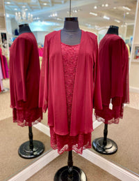 Magic Formals Moms - Women's Madelyn Dress With Flowy Jacket