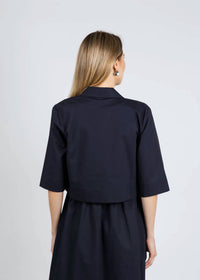 Elliott Lauren - Double Up Button Front Crop Jacket
