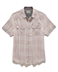Flags & Anthem - Cedro Short Sleeve Burnout Western Shirt