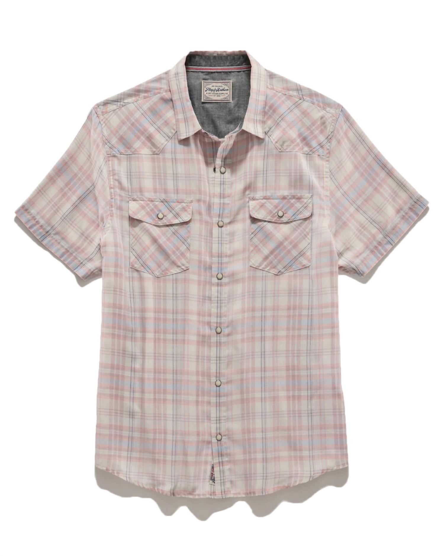 Flags & Anthem - Cedro Short Sleeve Burnout Western Shirt