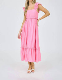 Blu Pepper - Amelia Ruffle Midi Dress