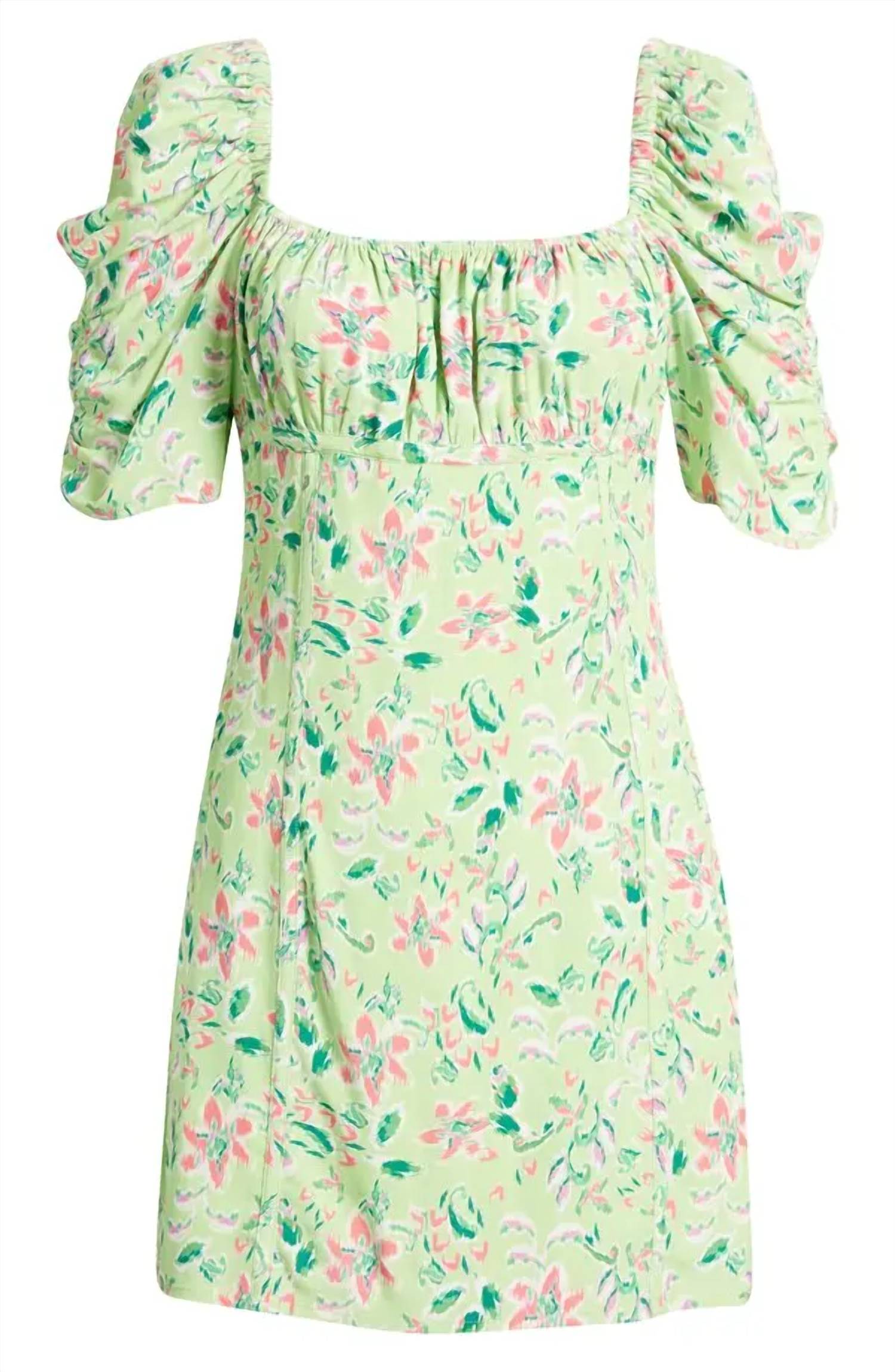 Wayf - Liv Floral Puff Sleeve Dress