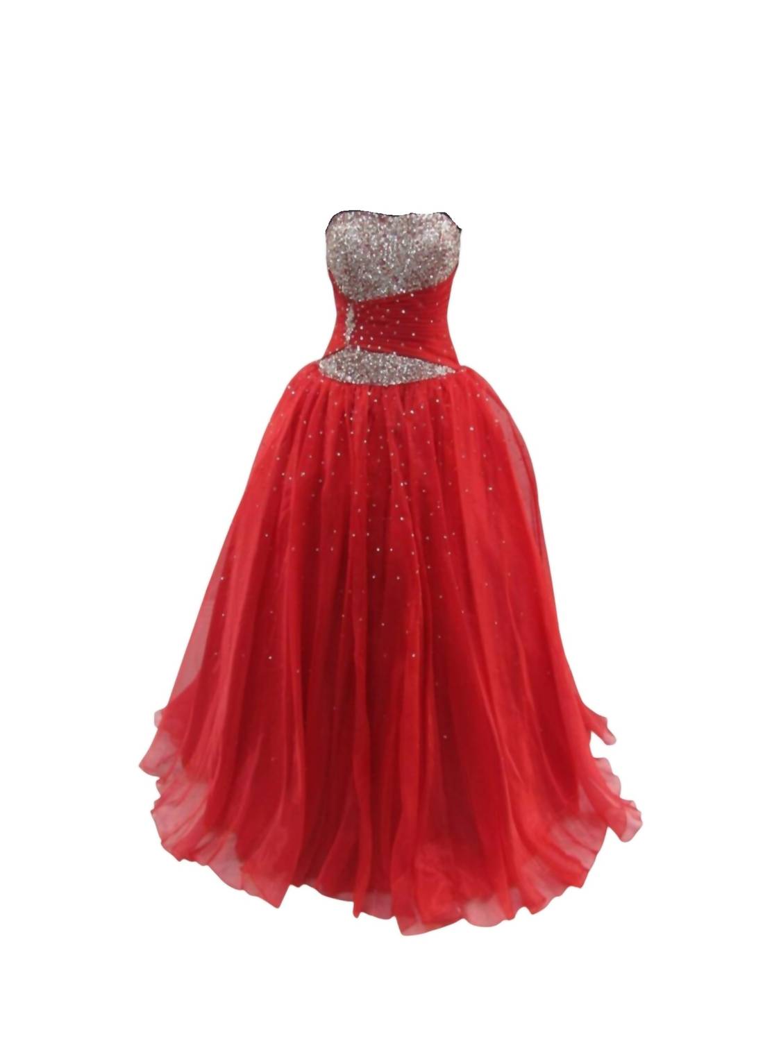Karishma Creations - Women's Beautifully Sequined Sweetheart Ball Gown