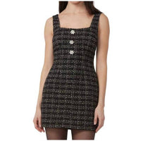 GILNER FARRAR Alease Dress in blk jewel tw - women's dress - detail view