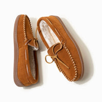 Minnetonka - Men's Pile Lined Hardsole Moccasins