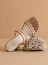Oasis Society - Women's Angela Strappy Aligator Block Heel