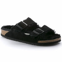 Birkenstock - Unisex - Arizona Shearling Suede Leather Sandals