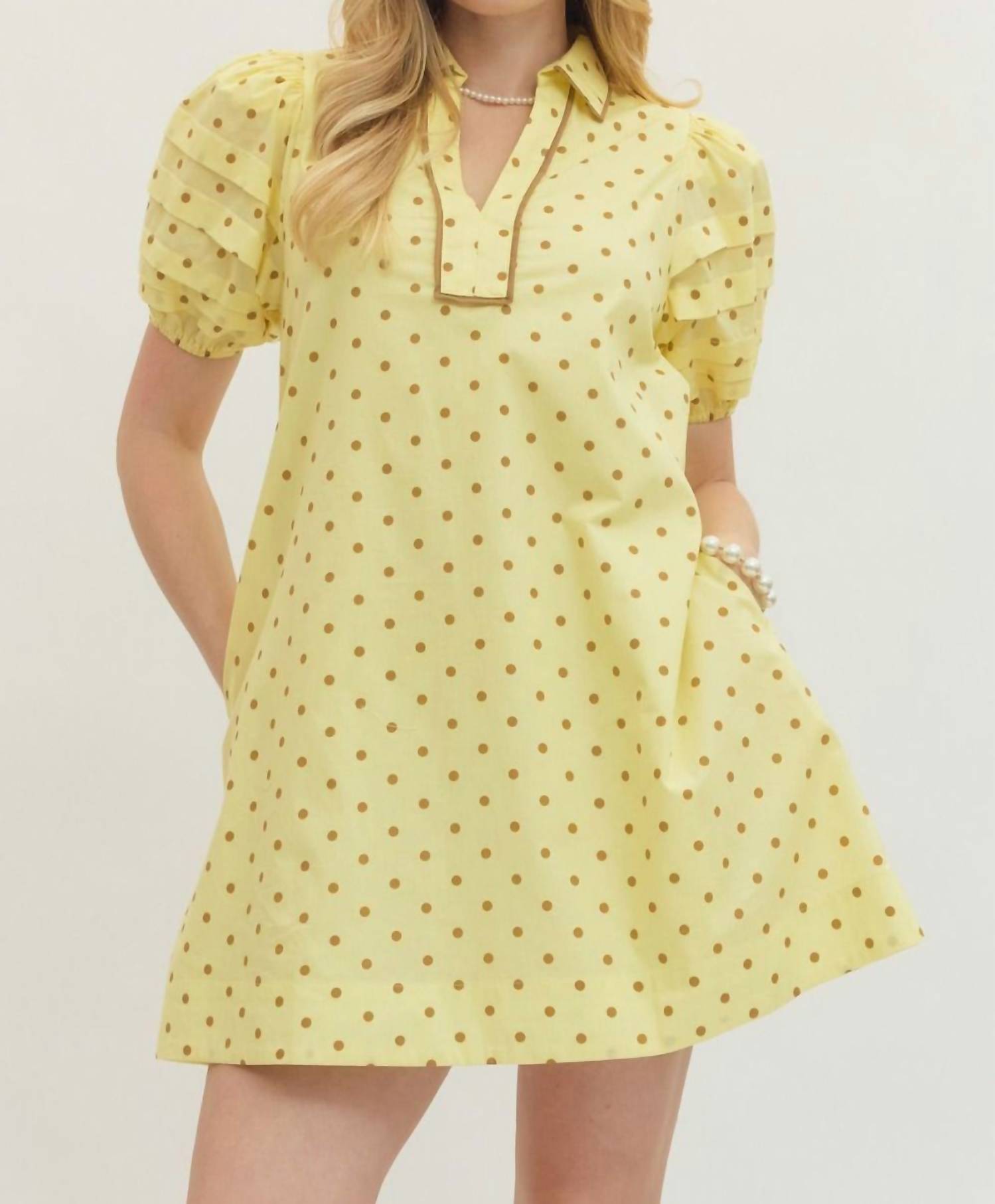 Entro - Charleston Dot Dress