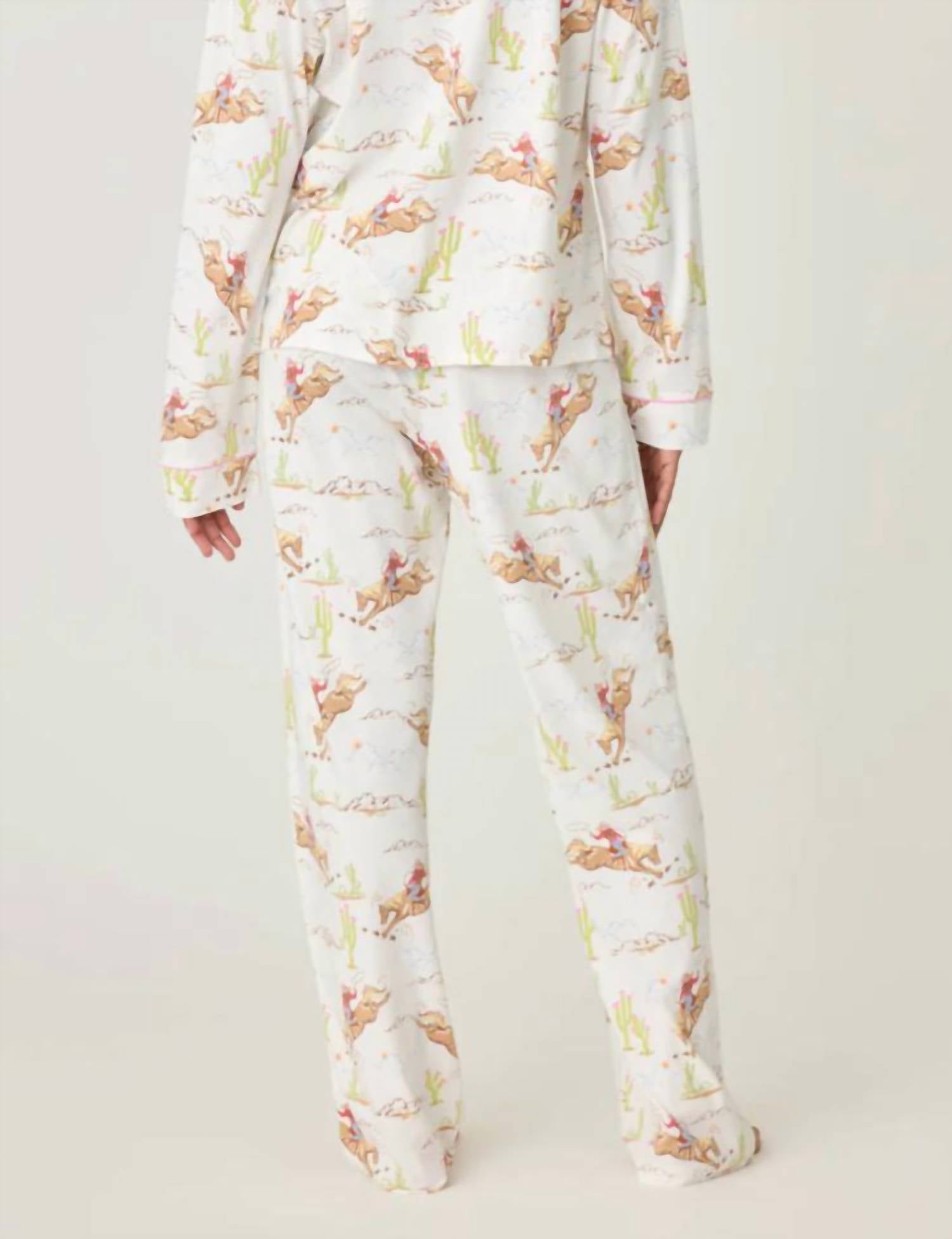 Pj Salvage - Western Print Pajama Pant