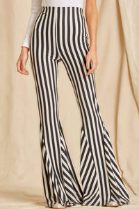 Andree By Unit - Paige Striped Bell Bottoms Pant