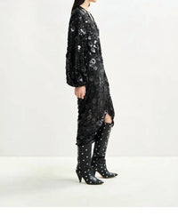 ESSENTIEL ANTWERP Ishine Midi Dress in black - women's dress - view 4