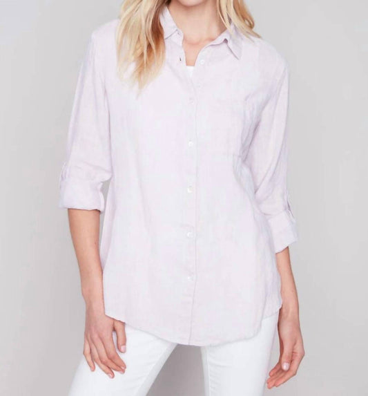 Charlie B - Linen Button Down Shirt