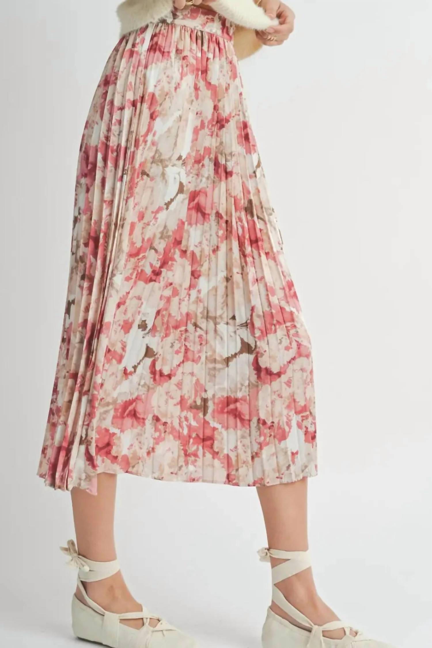 Sadie & Sage - Girls Dinner Pleated Skirt